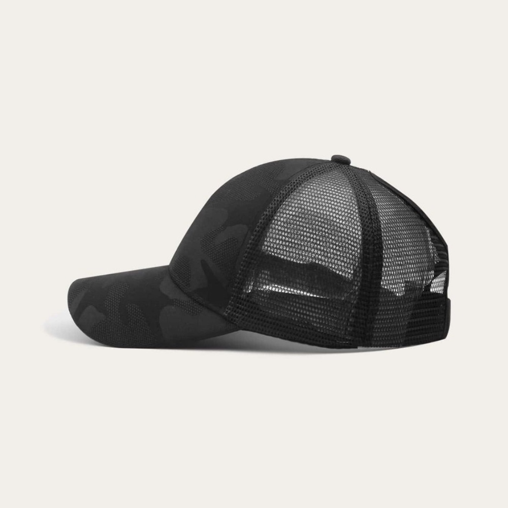 Messy hair/ponytail mesh baseball cap - Picture 3 of 4